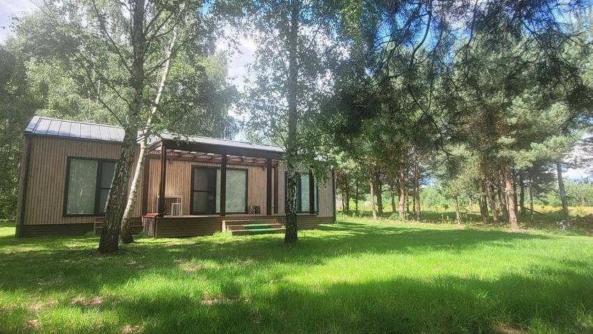 Ośrodek wypoczynkowy dla 6 osób, z Taras i Jacuzzi oraz Ogród i Sauna w Mazowsze