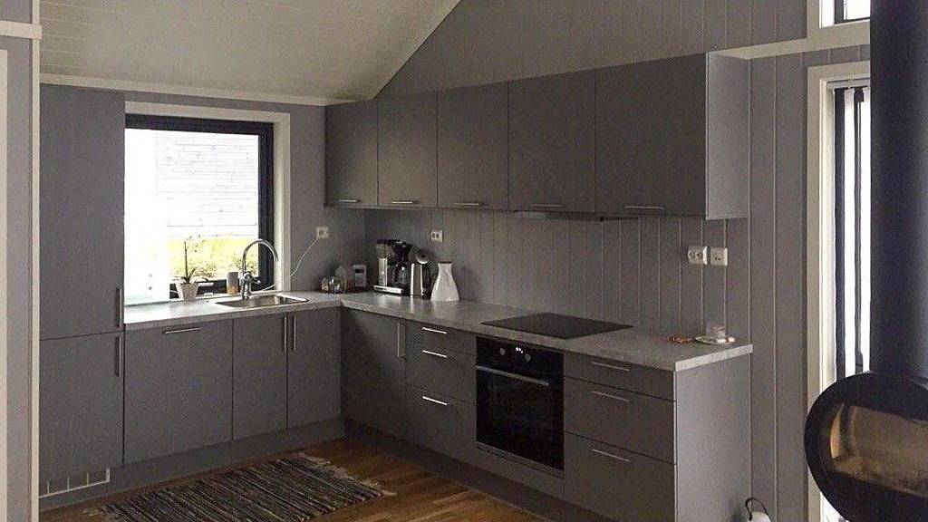 Ferienhaus mit Blick auf das Königsschiff im Hagefjord in Tvedestrand