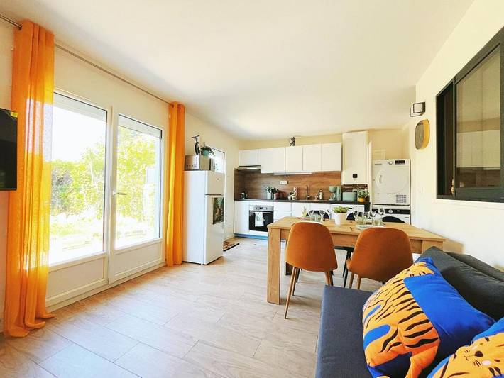 Appartement de vacances pour 4 personnes, avec jardin, adapté aux familles