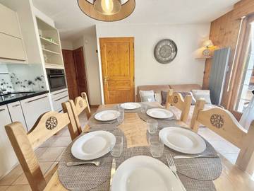 Appartement De Vacances pour 6 Personnes dans Praz-sur-Arly, Espace Diamant, Photo 4