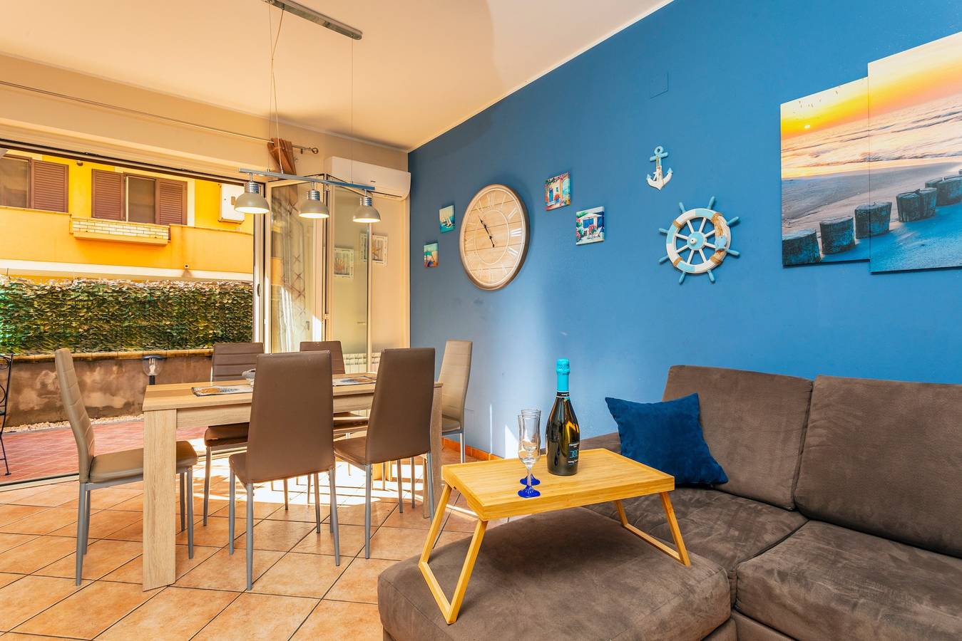 Appartement entier, Appartement 'Casa Vacanze Indaco' avec vue sur montagne, Wi-Fi et climatisation in Mascali, Province de Catania