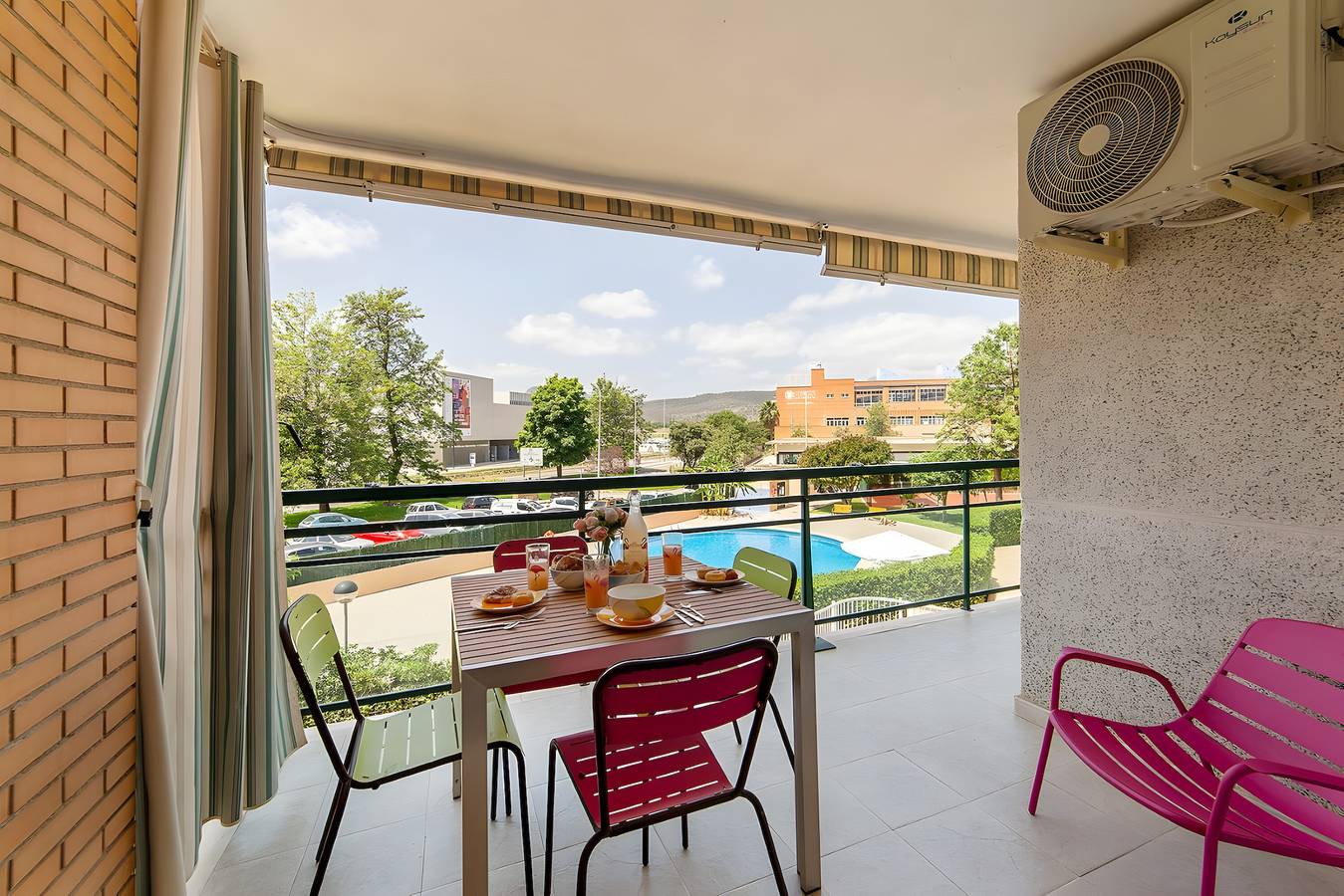 Ganze Wohnung, Ferienwohnung 'Calma Mar' mit Gemeinschaftspool, Wi-Fi und Klimaanlage in Playa de Gandía, Costa de Valencia