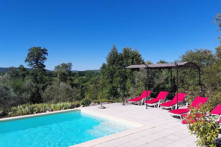 Location de vacances pour 10 personnes, avec jardin, animaux acceptés à Conqueyrac