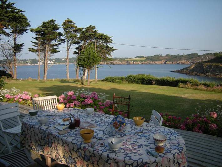 Location de vacances pour 8 personnes, avec terrasse et vue, animaux acceptés dans Plage Kerfany - 4