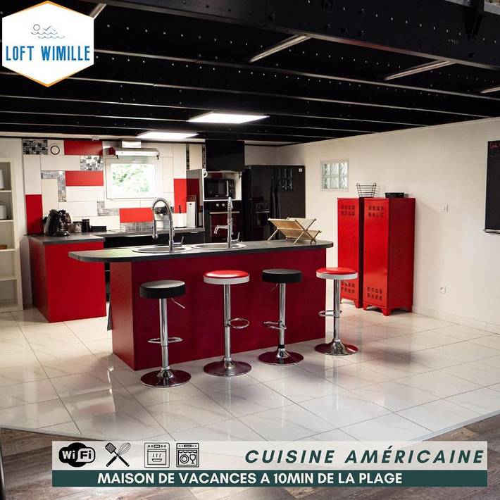 Location de vacances pour 8 personnes, avec terrasse, adapté aux familles à Wimille - 3