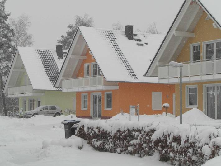 Ferienwohnung für 4 Personen, mit Balkon und Terrasse sowie Garten und Sauna in Röbel