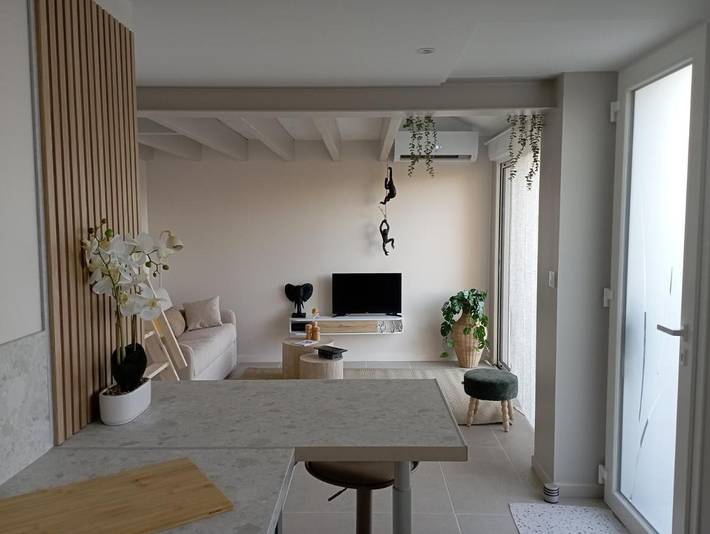 Gîte pour 4 personnes, avec terrasse et jacuzzi, animaux acceptés à La Milesse - 2