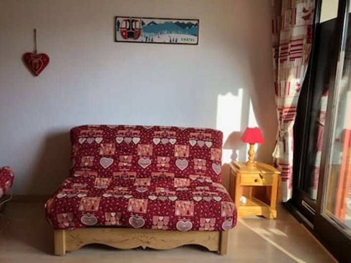 Studio pour 3 personnes, avec balcon à Chatel