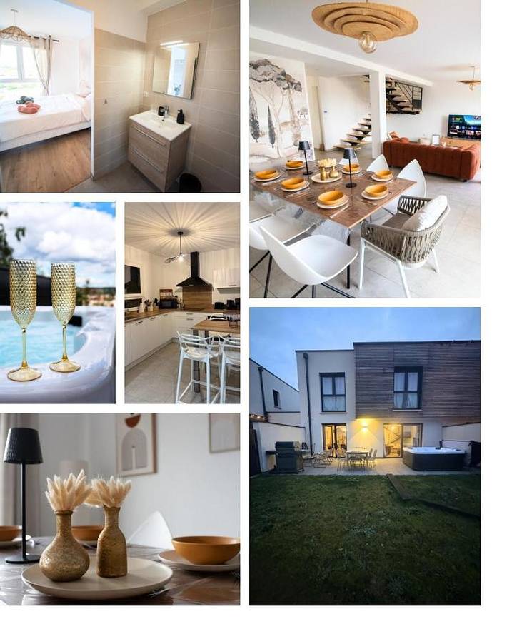 Willa dla 8 osób, z ogród i jacuzzi w Mozela (Francję)