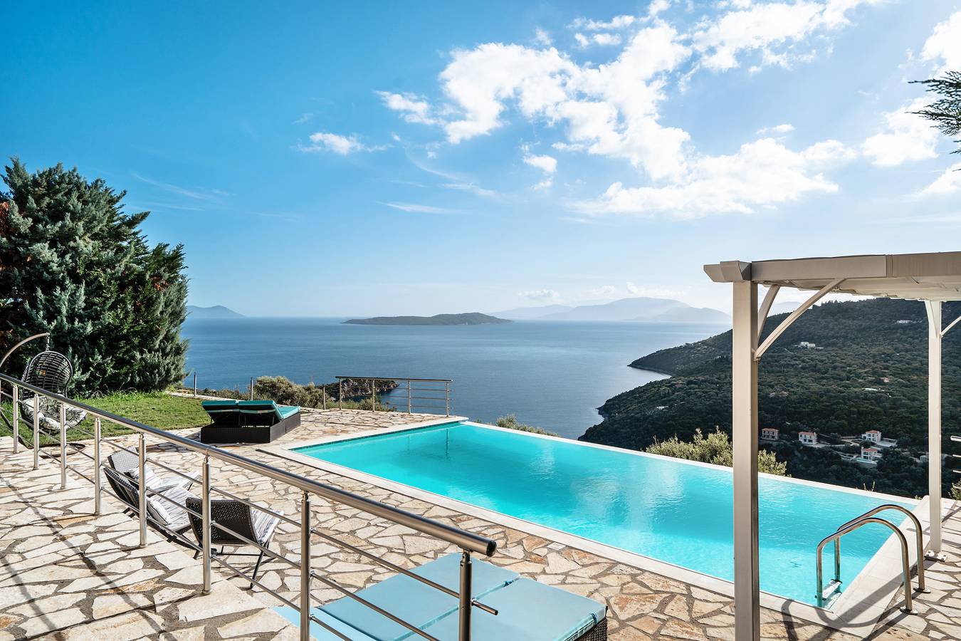 Villa 'Villa Skorpios' with Sea View, Wi-Fi and Air Conditioning in Syvota (Lefkada), Greece