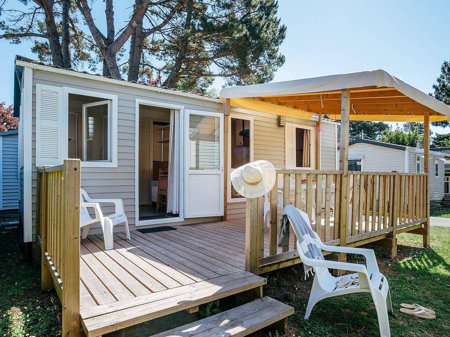 Les Menhirs - Mobilheim 6 personen - Mobilheim | Classic | 2 Zi. | 4/6 Pers. | Hochterrasse | Klim. in Carnac Plage, Carnac