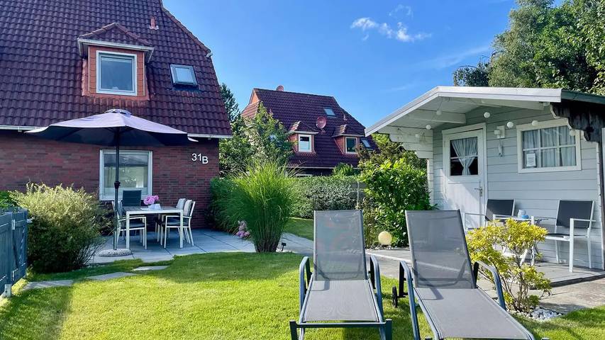 Ferienhaus für 6 Personen, mit Terrasse und Garten, mit Haustier in Wangerland