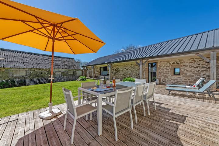 Ferienhaus für 10 Personen, mit Kinderpool und Garten, mit Haustier in der Bretagne - 2