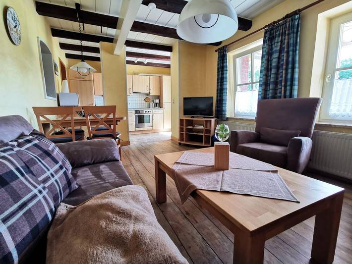 Ferienwohnung für 4 Personen, mit Terrasse und Garten sowie Sauna, mit Haustier in Presen - 2