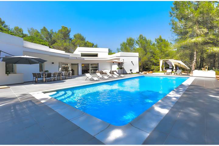 Location de vacances pour 10 personnes, avec jardin et bassin pour enfant, animaux acceptés à Santa Gertrudis de Fruitera - 4