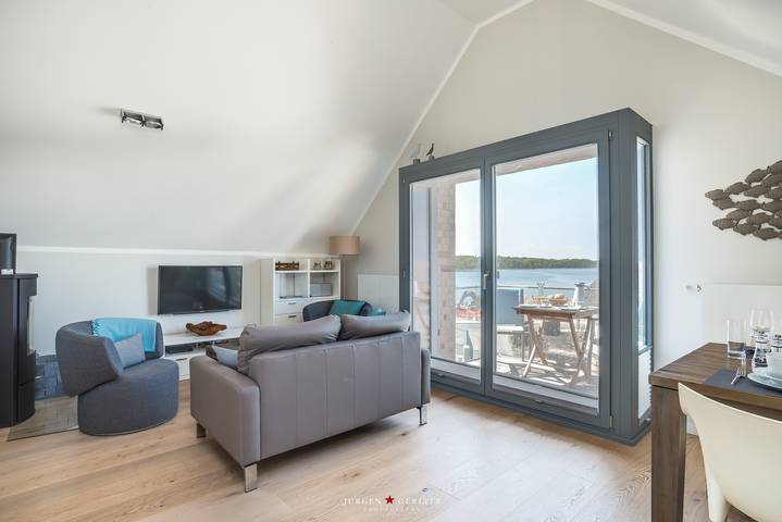 Ferienwohnung für 4 Personen, mit Seeblick und Ausblick sowie Balkon - 1