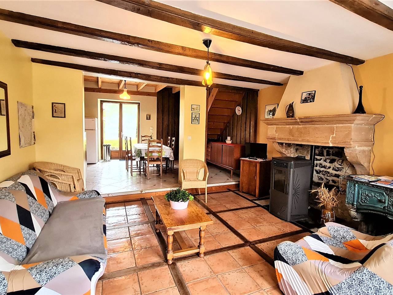 Spacious and comfortable house with terrace and garden, perfect for family or business in Méligny-le-Grand, Commercy region