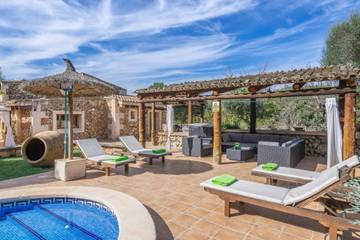 Villa in Sencelles, Mallorca Inselmitte für 9 