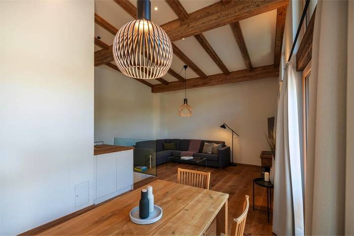 Ferienwohnung für 6 Personen, mit Sauna und Ausblick sowie Garten in Jochberg - 3