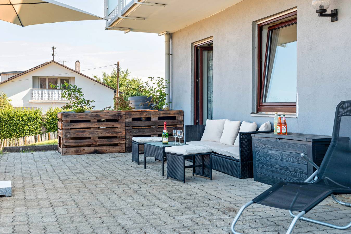 Ganze Wohnung, Ferienwohnung 'Fribo' mit privater Terrasse und Wi-Fi in Magenbuch, Ostrach