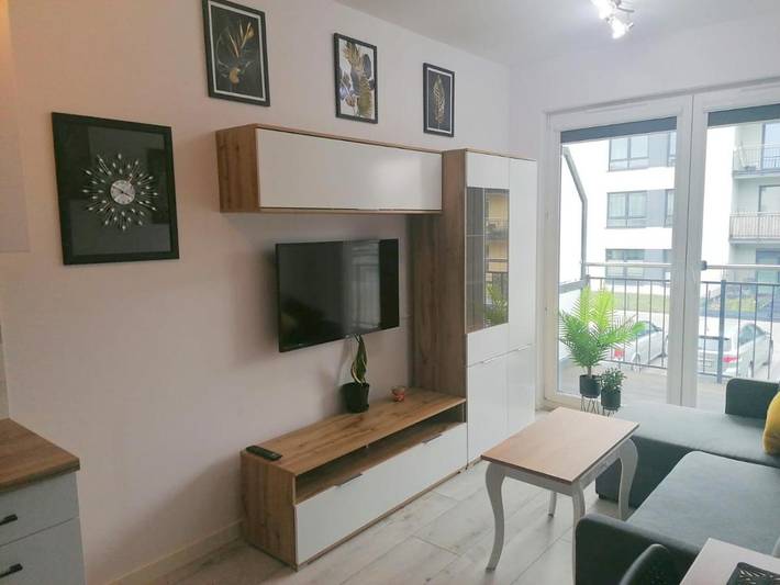 Apartament wakacyjny dla 4 osób, z Balkon i Taras w Pruszcz Gdański