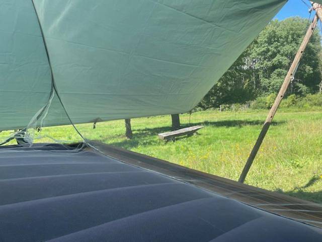 Zelt für 2 Personen, mit Terrasse und Garten sowie Ausblick in Bayern - 4