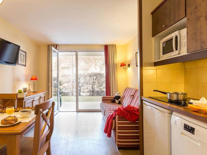 Pierre & Vacances Résidence Les Trois Domaines - Studio 2 personen - Studio Standard in Ax-les-Thermes, Französische Pyrenäen