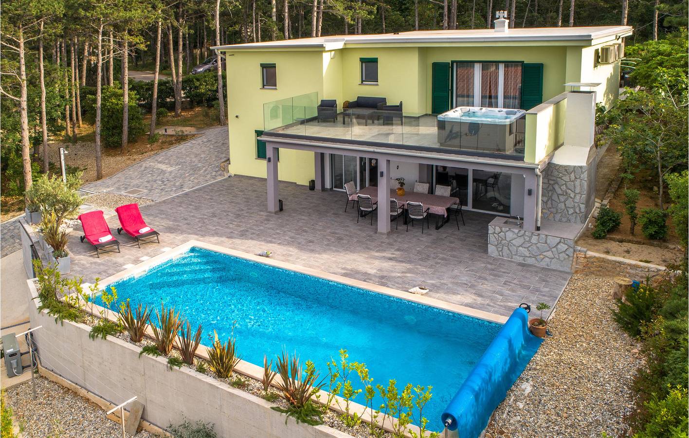 Ferienhaus für 6 Personen mit Sauna in Silo (Krk), Krk