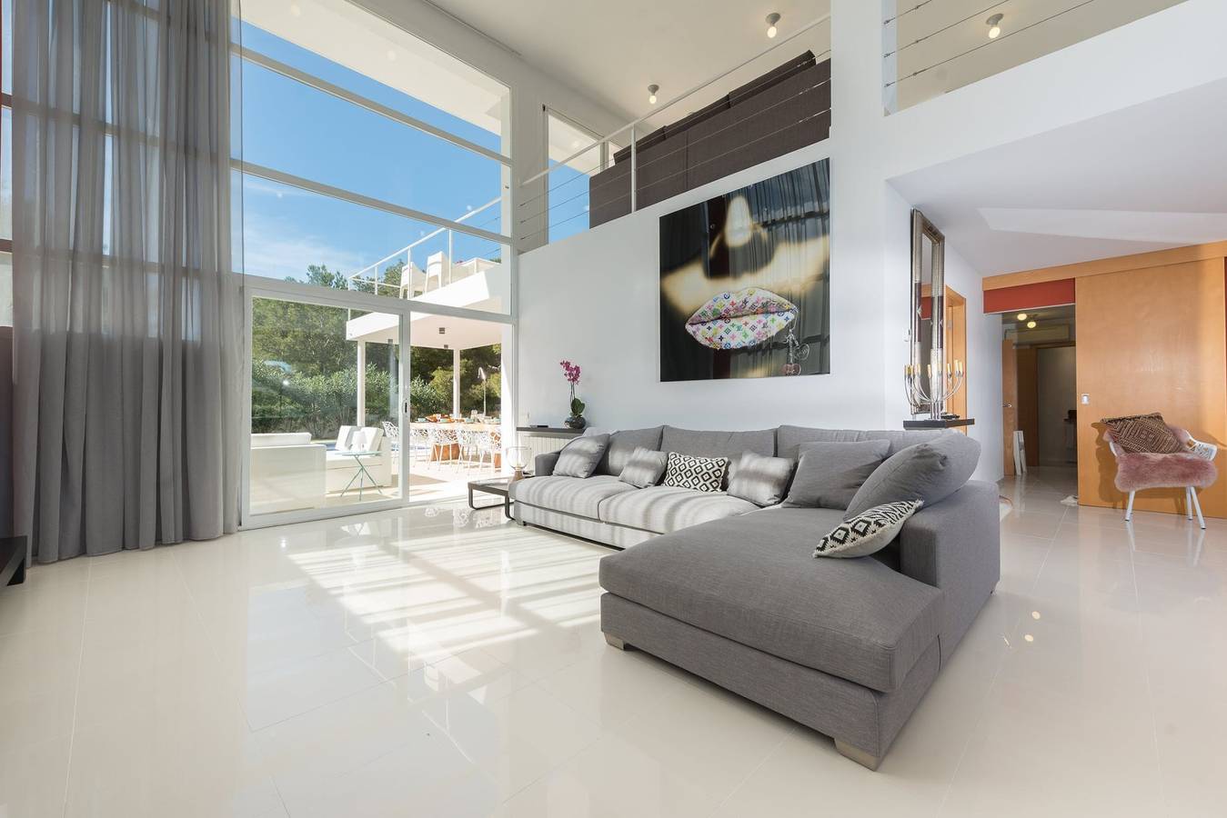 Villa für 8 Personen mit Balkon in Cala d´Hort, Sant Josep de sa Talaia