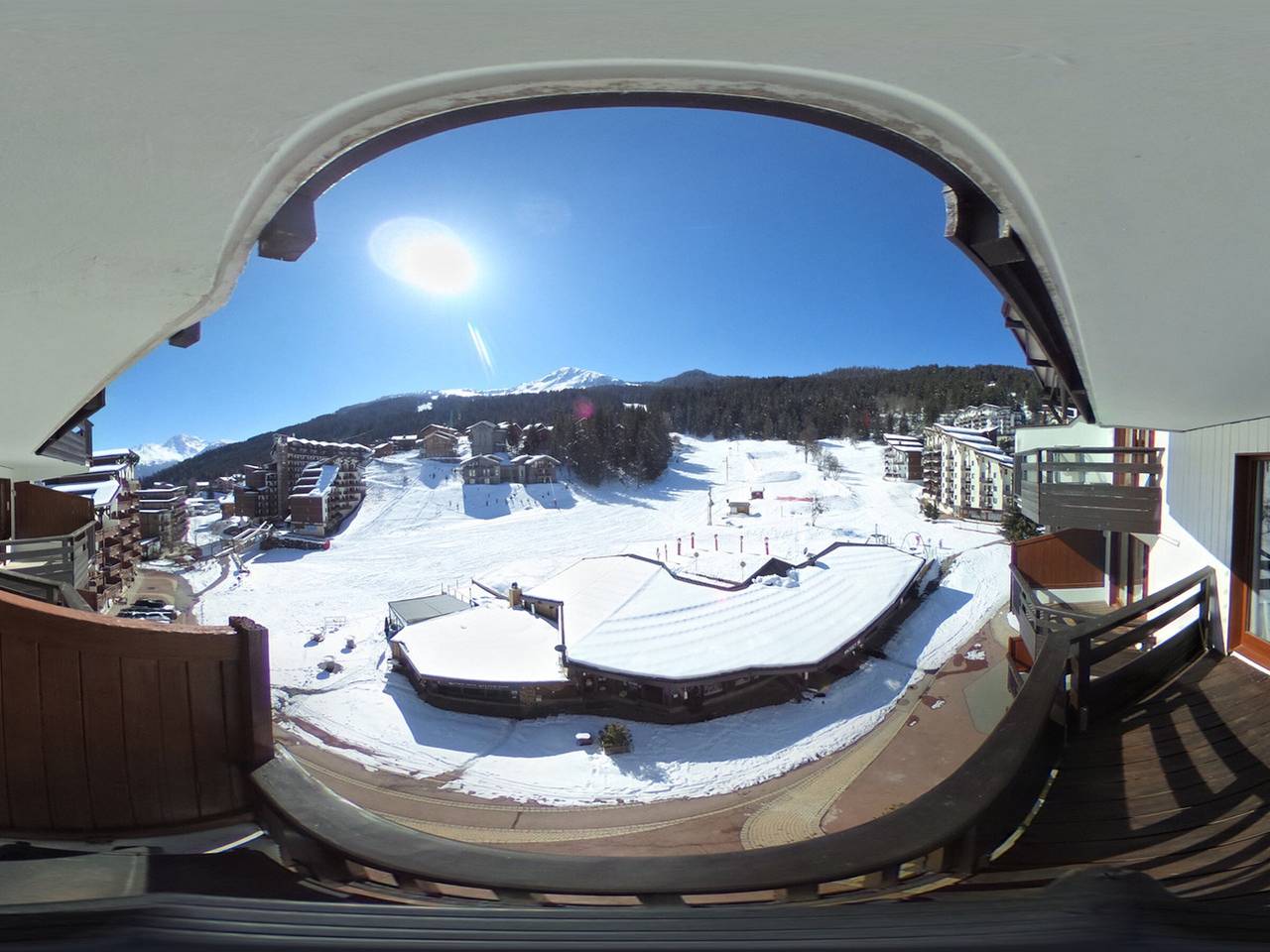 Ganzes Studio, Charmantes, ski-in/ski-out, sonnige, Studio im Herzen von La Tania in La Tania, La Perrière
