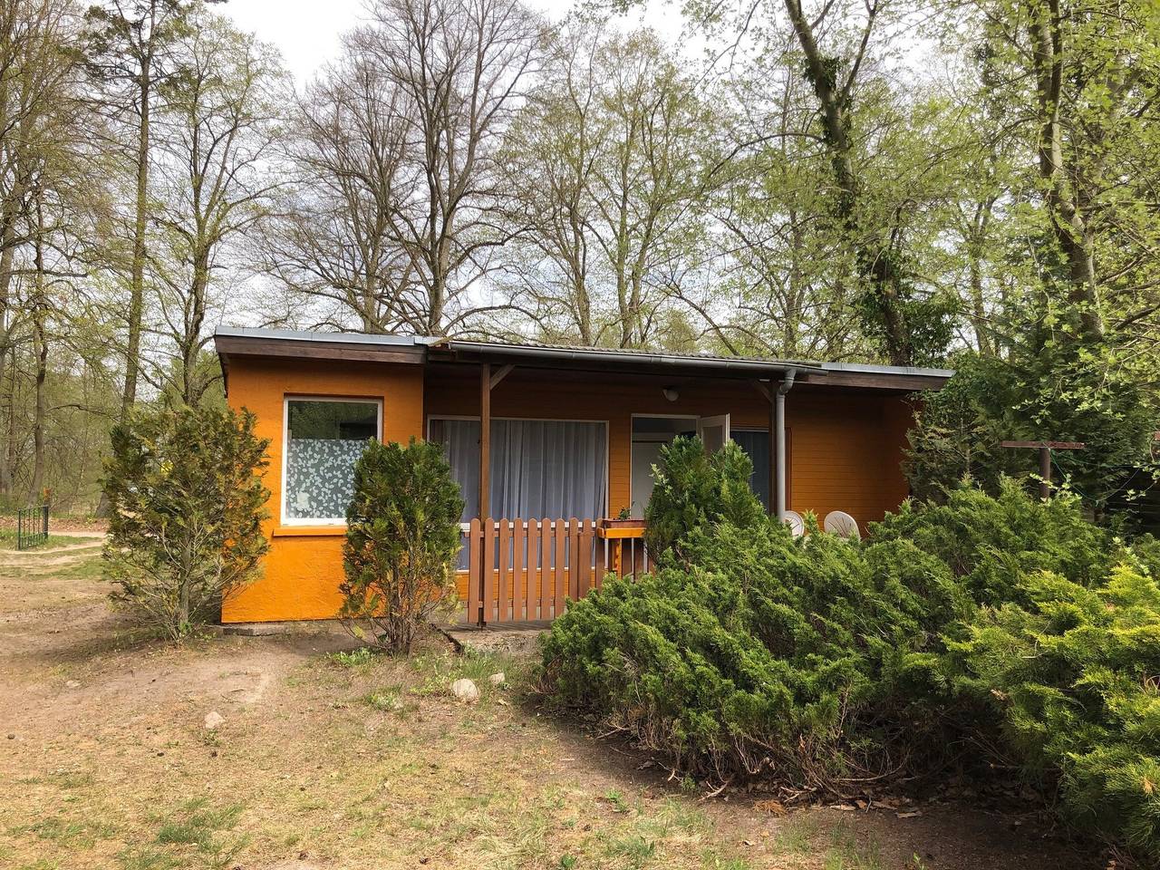 Bungalow 'B 1' with Private Terrace and Wi-Fi in Rheinsberger See, Rheinsberg
