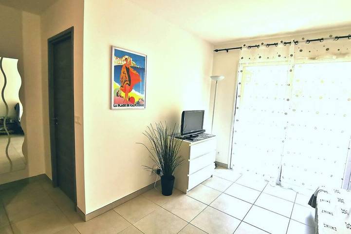 Appartement entier, En Corse Appartement neuf T2, Bord de mer, Balagne, Calvi, Ile Rousse, Algajola in Algajola, Région de Calvi