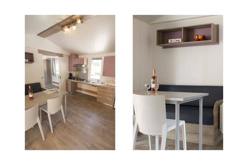 Rcn la Bastide en Ardèche — Mobil home accessible aux personnes handicapées Marronnier in Sampzon, Ardèche