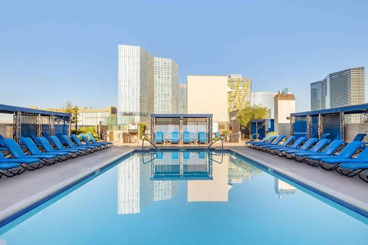 Hotel dla 2 osób, z balkon i basen oraz jacuzzi w Paradise (Las Vegas)