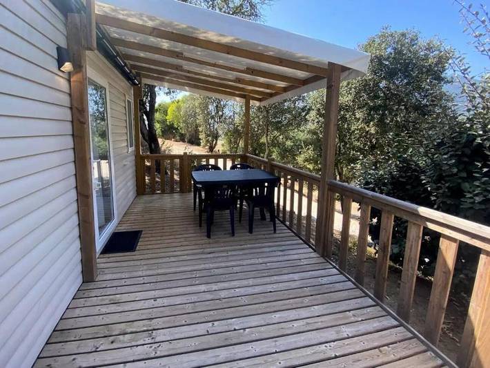 Mobil home pour 4 personnes, avec bassin pour enfant et sauna à Olmeto - 2