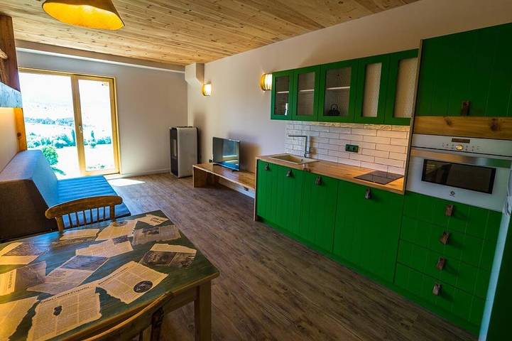Appartement de vacances pour 4 personnes, avec balcon ainsi que sauna et jacuzzi