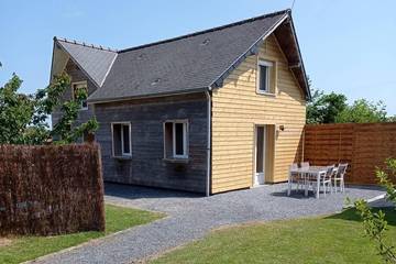 Gîte pour 4 personnes, avec jardin et terrasse à Saint-Laurent-sur-Mer