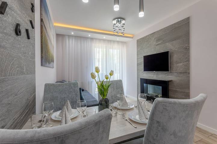 Ganze Wohnung, Ferienwohnung am Meer, Urlaub auf der Insel Usedom, Appartement Bianco 8 in Swinemünde, Stettiner Haff