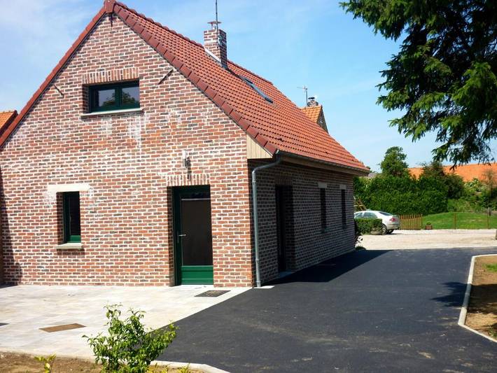 Gîte pour 5 personnes, avec jardin à Méteren
