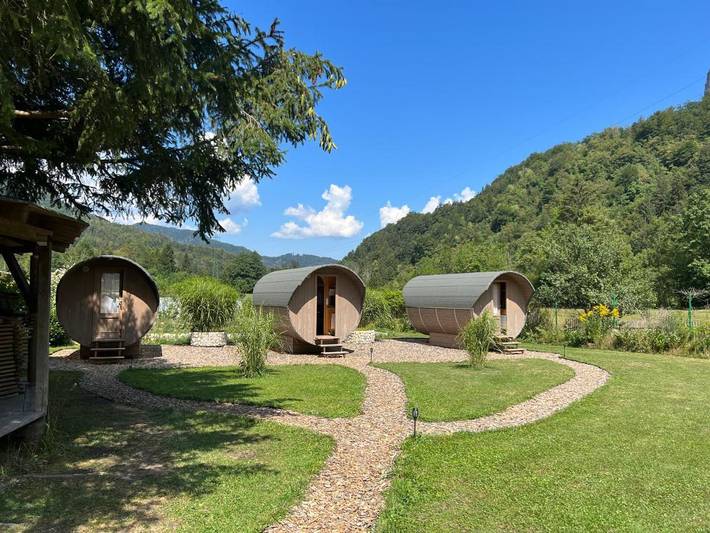 Camping per 2 persone, con Terrazza e Giardino nonché Panorama a Bled