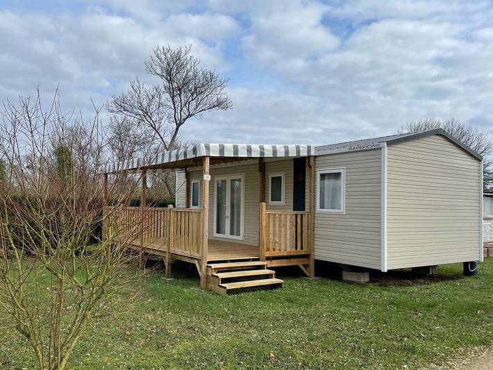 Camping Les Naïades - Mobilheim 6 personen - Lodge - 3 Schlafzimmer in Chatel-Chéhéry, Ardennen