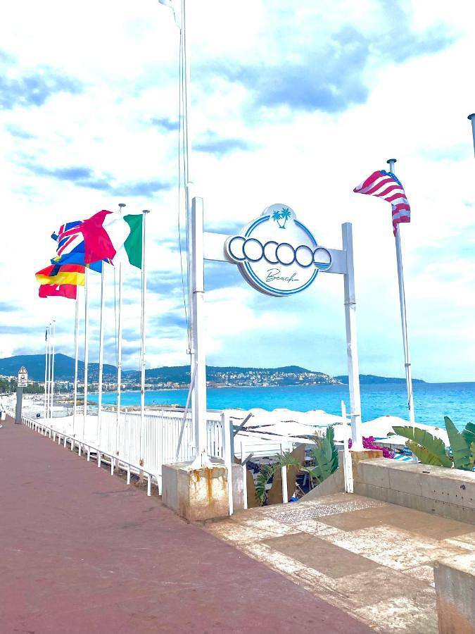 Gîte pour 3 personnes, avec balcon dans Plage Fabron Bambou Nice