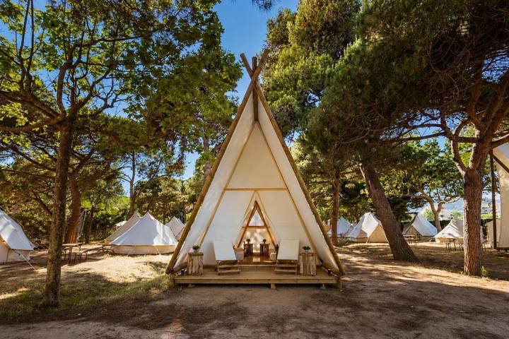 Tente pour 2 personnes, avec Terrasse à Platja d'Aro - 2