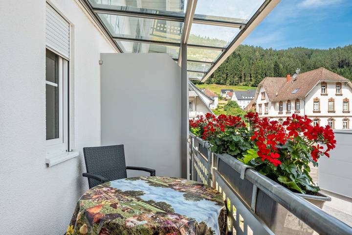 Ferienwohnung für 2 Personen, mit Balkon und Garten in Hornberg - 4