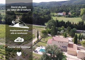 Gîte pour 6 personnes, avec jardin ainsi que piscine et vue, adapté aux familles à Méthamis