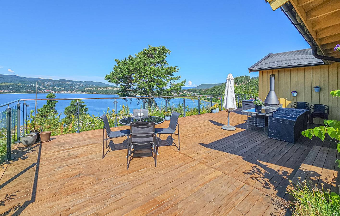 Ferienhaus für 5 Personen mit Ausblick in Hurum