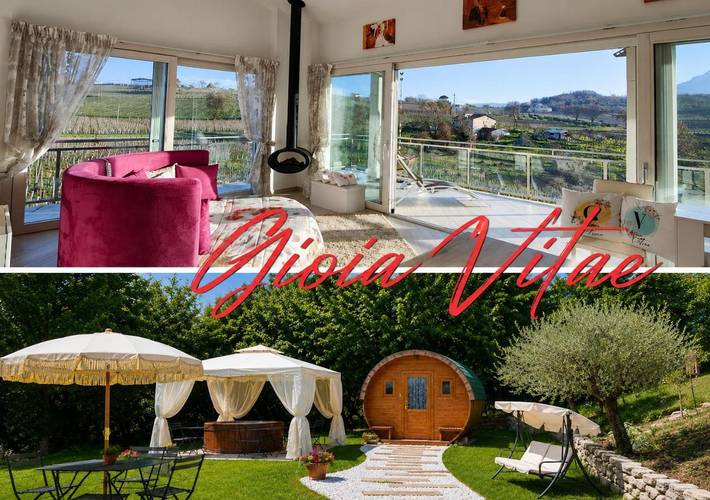 Baita per 4 persone, con Balcone e Terrazza nonché Idromassaggio e Giardino in Campania