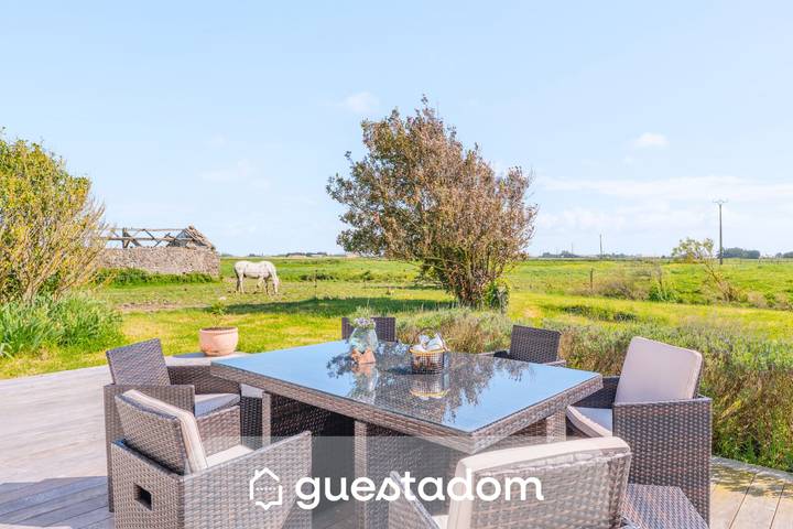 Maison de vacances pour 4 personnes, avec Jardin
