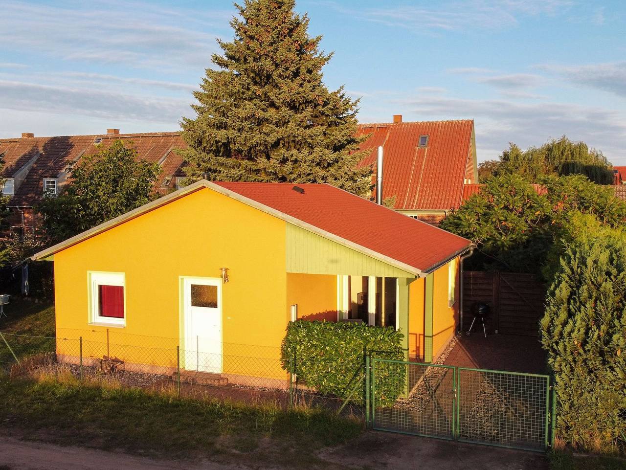 Kleines Ferienhaus am Feldrand - Ferienhaus in Malchow, Plauer See
