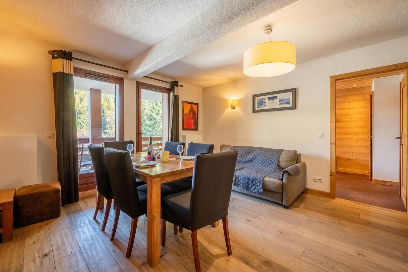 Entire apartment, L'Ours Bleu C21 - Ski In Ski Out in Vallorcine, Massif du Mont-Blanc